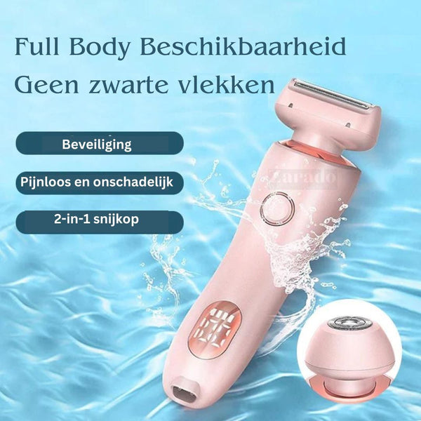 Elektrisch Scheerapparaat Dames | 2-in-1 Trimmer