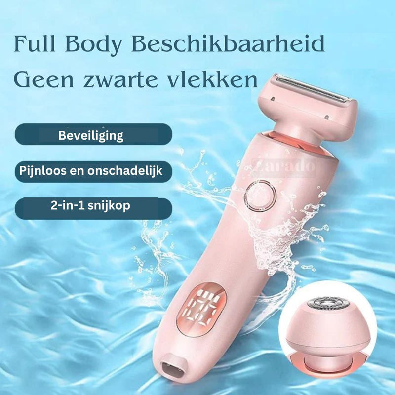 Elektrisch Scheerapparaat Dames | 2-in-1 Trimmer