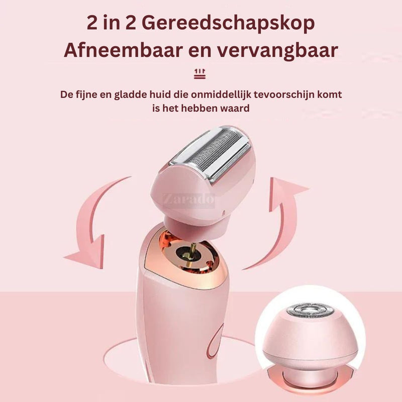 Elektrisch Scheerapparaat Dames | 2-in-1 Trimmer