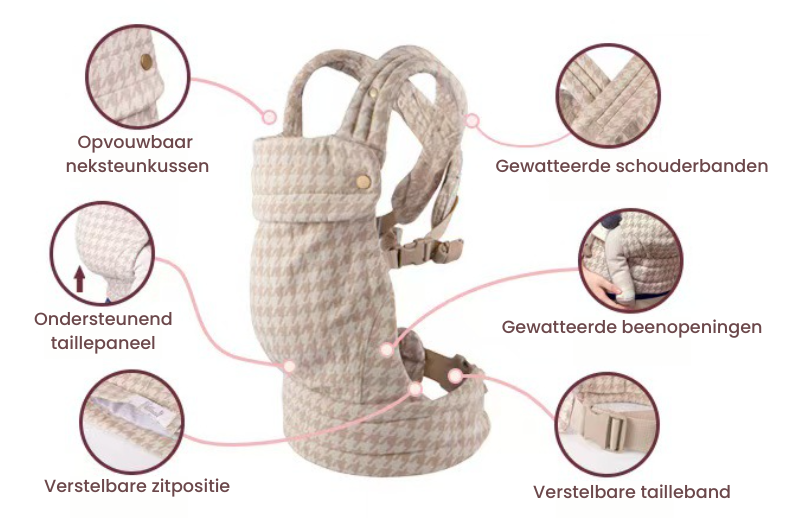 Draagzak - Veilig & Comfortabel Babydragen
