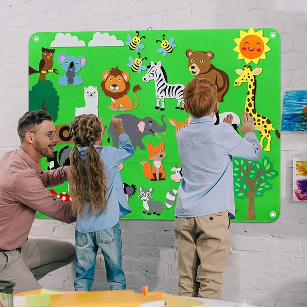 Dierenrijk Educatieve Speelwand - Creatief en Leerzaam