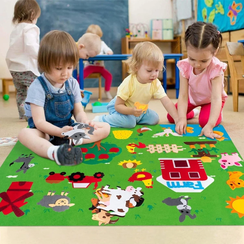 Dierenrijk Educatieve Speelwand - Creatief en Leerzaam