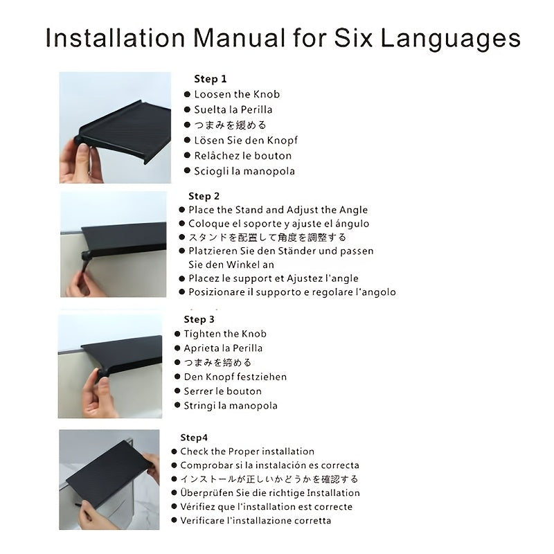 Praktische Verstelbare TV-Opbergplank – Compact en Functioneel voor Media
