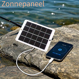 Draagbaar Zonnepaneel met USB – Altijd en Overal Energie
