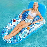 TropiFloat Opblaasbare Zwemring – Relax met Stevige Rugleuning