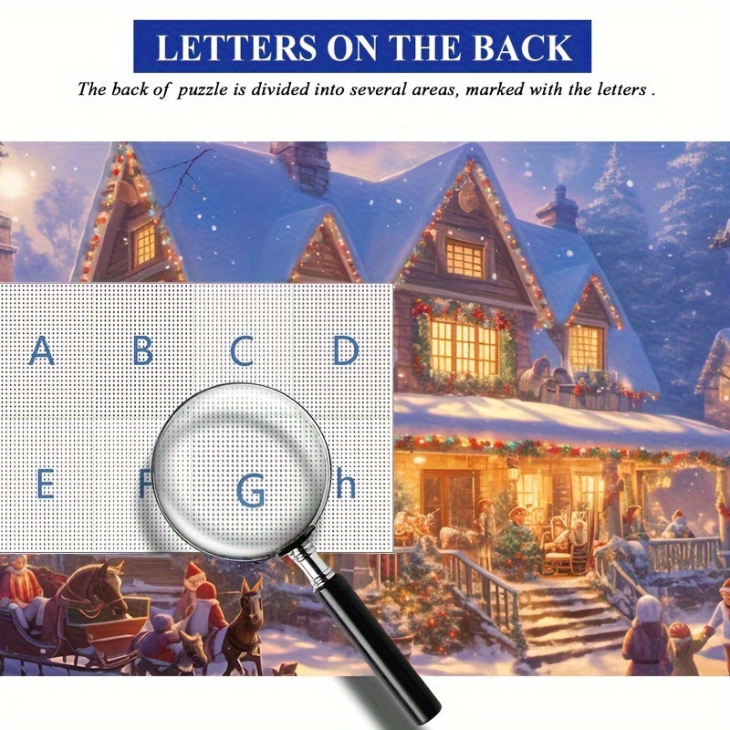 Winterse Betovering Puzzel – Geniet van de feestelijke sfeer