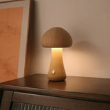 Houten Paddenstoel LED Nachtlamp - GlowShroom