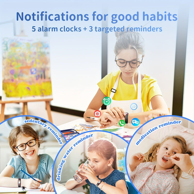 ActiveKid Slim Horloge - Voor Kinderen met Stappen- en Calorieteller