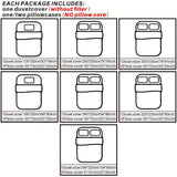 Tufted Beddengoed Set – Bedsprei en Kussenhoezen met Grote Bloemdesign