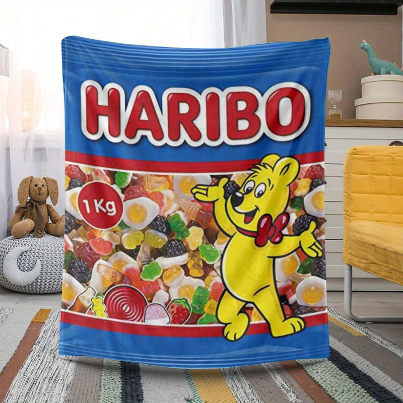 Haribo Snoepjes Deken – Zacht en Kleurrijk voor Kinderen