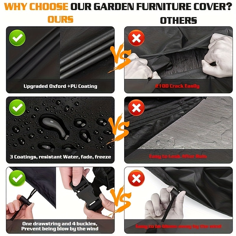 ShieldGuard Outdoor Hoes – Robuuste Bescherming voor V-vormige Loungesets