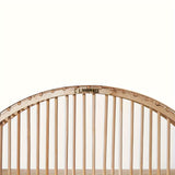 Handgemaakte Bamboe Wandplank - Uniek Rond Ontwerp voor Stijlvolle Opslag