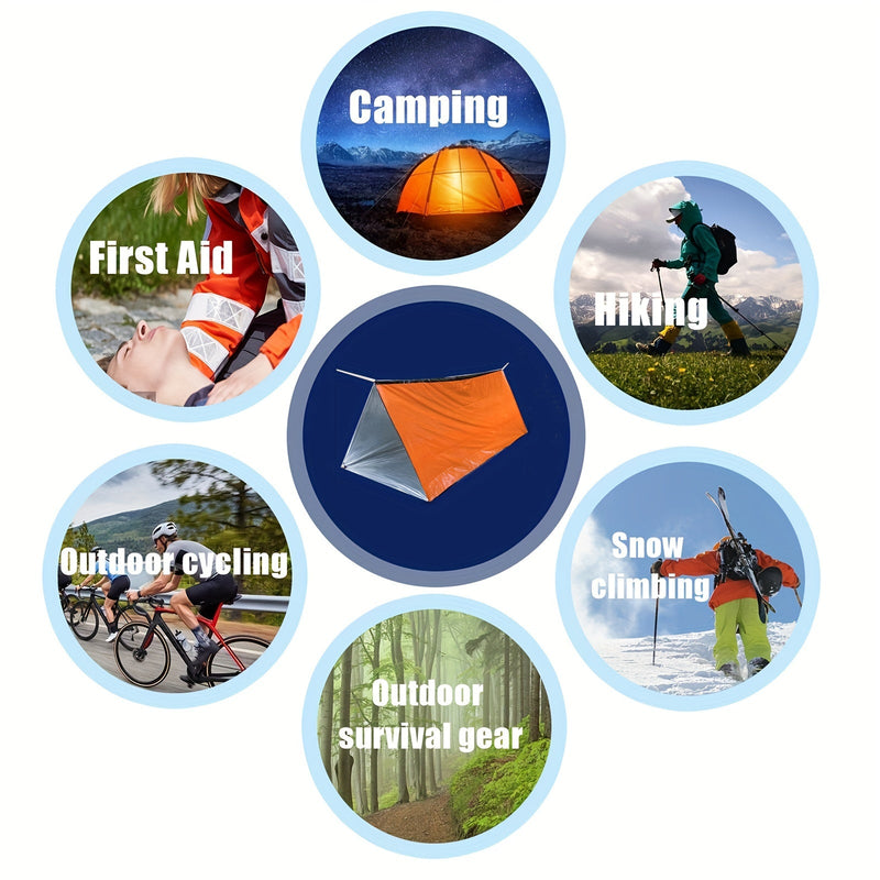 Survivor Emergency Tent - Waterdichte Noodopvang Tent voor 2 Personen