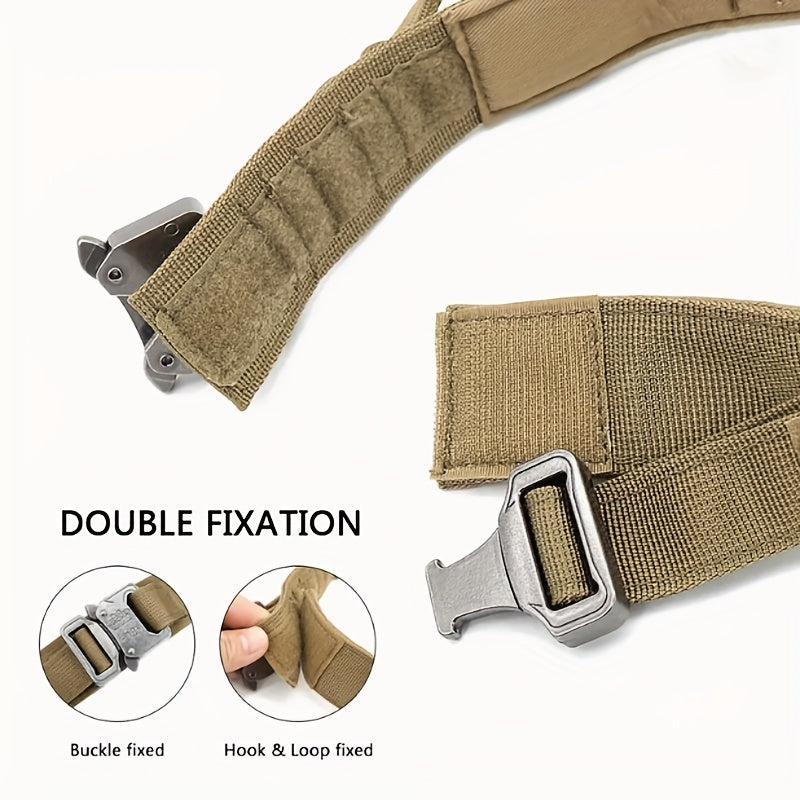 Militaire Tactische Hondenhalsband – Verstelbaar en Duurzaam voor Grote en Middelgrote Honden