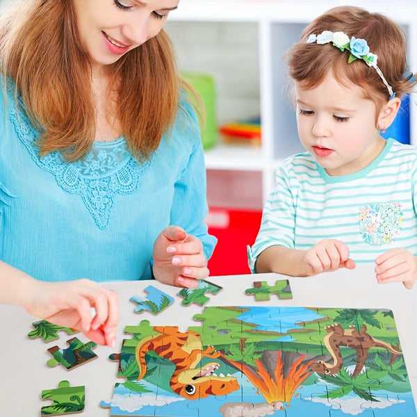 Educatieve Dinosauruspuzzel - Voor Creatief Leren en Spelplezier