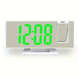 Digitale Spiegel Wekker met Projectie – Groot LED Display en Multifunctionele Alarmfunctie