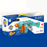 Automatische Schuimblaster – Turquoise Pistol met 40 Schuimballetjes voor Spelplezier