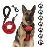 Reflecterend Hondenharnas met Leash Set - Verstelbaar en Veilig voor Wandelen en Training