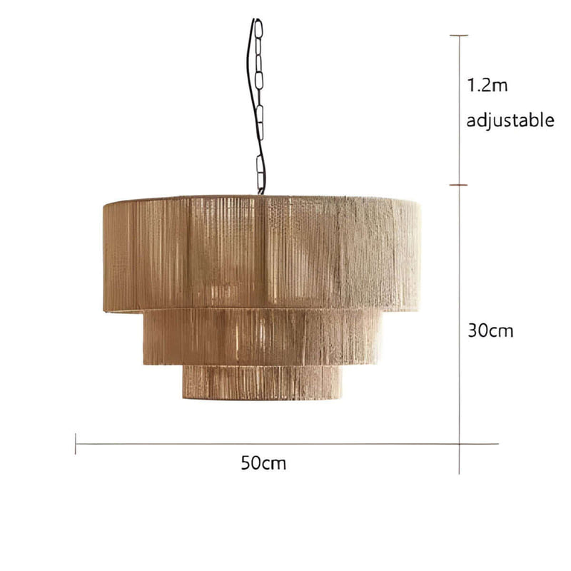 Hanglamp Touw & Metaal - Industrieel Design