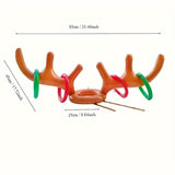 Opblaasbaar Rendier Gewei Ringwerpspel - Leuk Kerst- en Feestspel