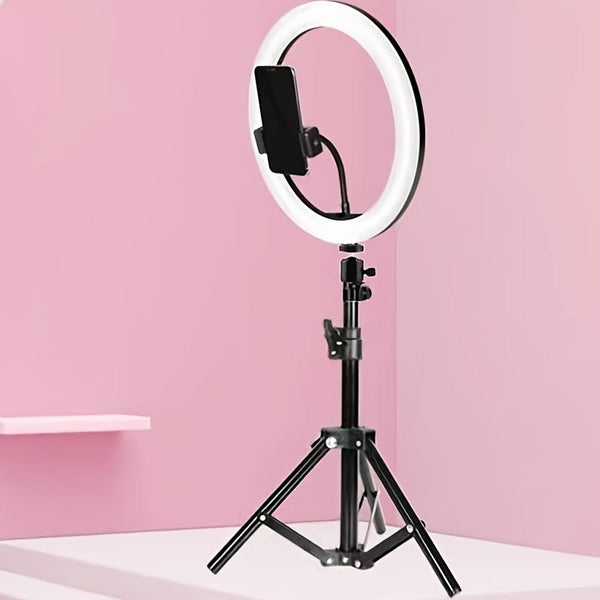 10-inch Beauty Ringlamp met 55 cm Statief – Perfect voor Fotografie, Videografie en Make-up