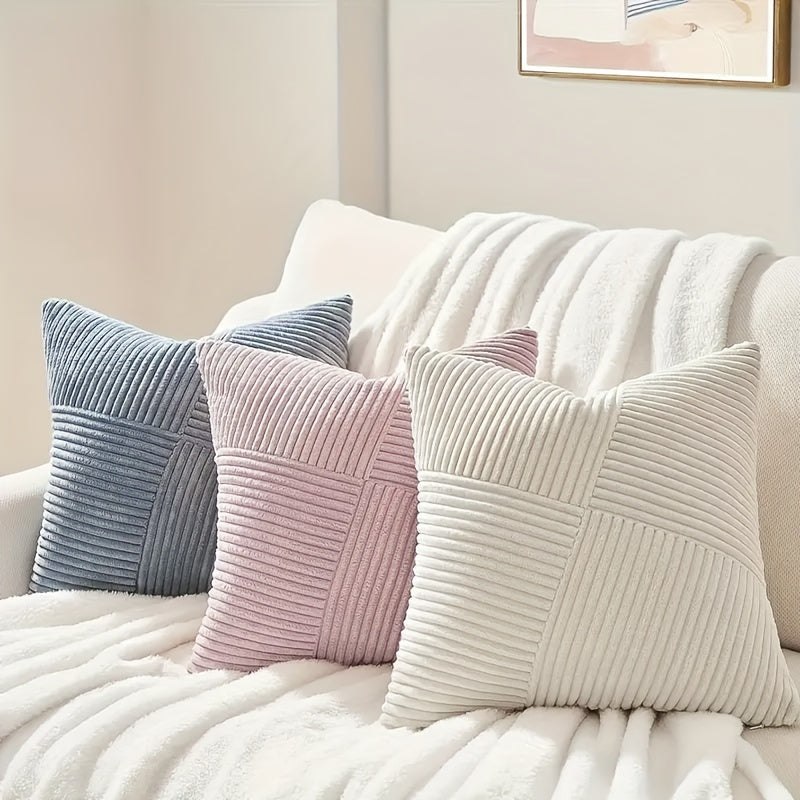 2-delige Bohemian Stijl Corduroy Kussenhoezen – Zacht en Stijlvol voor Sofa en Bed