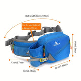 Veelzijdige Hardloop Heuptas met Waterfleshouder – Duurzaam Nylon met Ritssluitingen voor Wandelen en Marathons