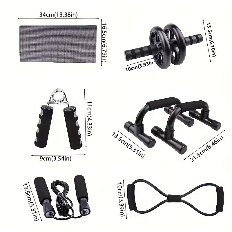 CoreMax Fitness Set – 7-delige Training voor Sterke Buik en Kern