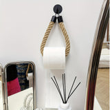 Hennep Touw Toiletpapierhouder - Voor Stijlvolle Badkamers