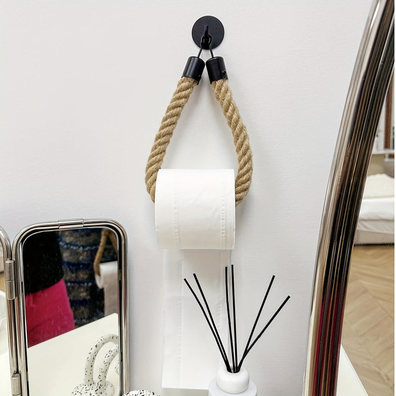 Hennep Touw Toiletpapierhouder - Voor Stijlvolle Badkamers