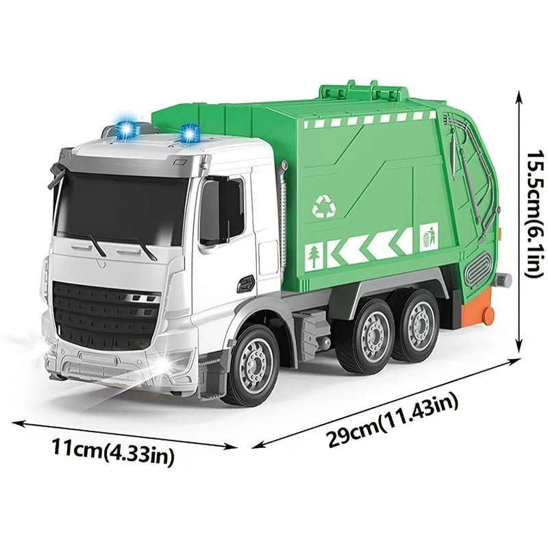 EcoTruck RC Vuilniswagen - Realistische Speelgoedwagen met Licht & Geluid