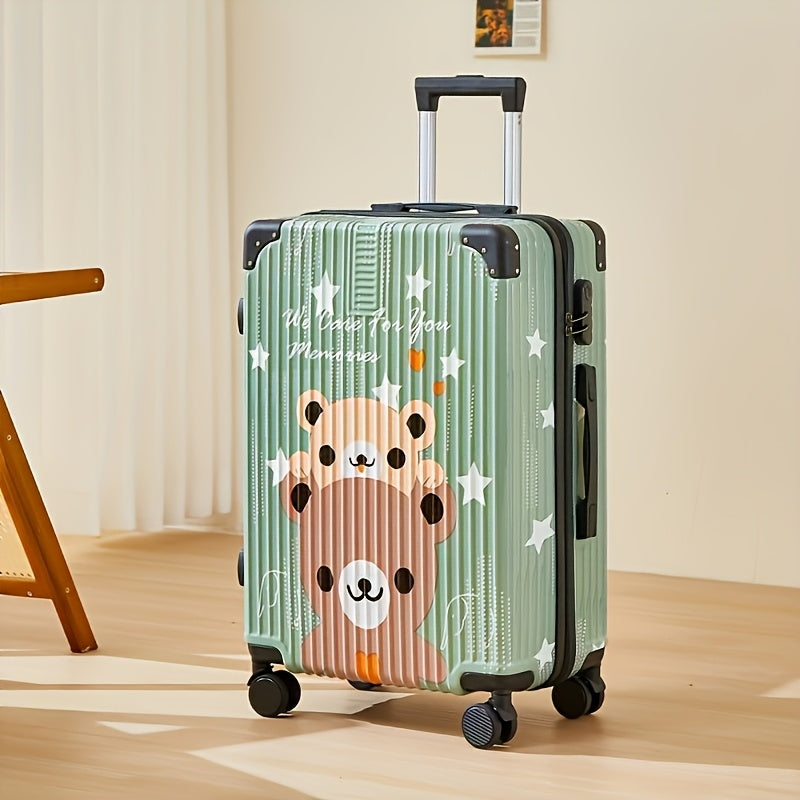 Luxe Graffiti Koffer met Ruimte-thema – 24 Inch Luchtvaartkoffer met Spinner Wielen en TSA-slot