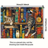Kat op Boekenplank Puzzel – Voor Puzzelaars en Kattenliefhebbers
