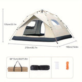 QuickCamp Tent - Snel opzetbare tent met UV-bescherming voor 4 personen