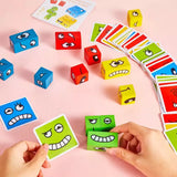 Interactief expressie-blokspel voor kinderen – MimikMatch