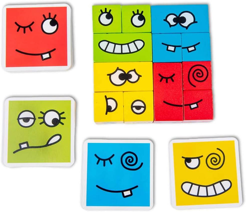 Interactief expressie-blokspel voor kinderen – MimikMatch