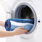 Geometrisch Badkamer Tapijt – Absorberend en Zacht met Non-Slip Onderkant