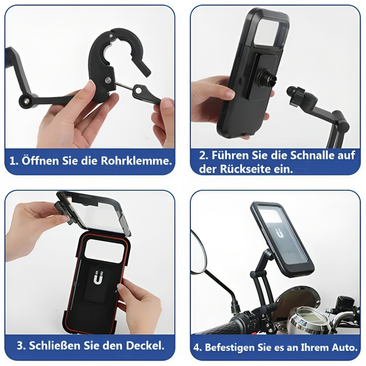 Fiets- en Mountainbike-Smartphonehouder - WeatherGuard