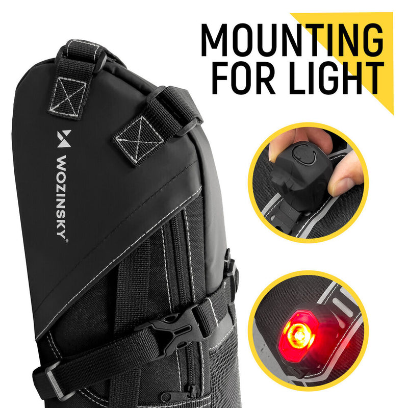 Waterdichte fietszak met groot volume – AquaTrail