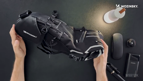 Waterdichte fietszak met groot volume – AquaTrail