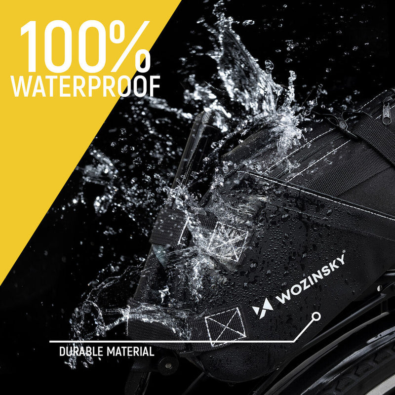 Waterdichte fietszak met groot volume – AquaTrail