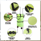 2-in-1 Omvormbare Boodschappentas met Wielen – CarryFlex