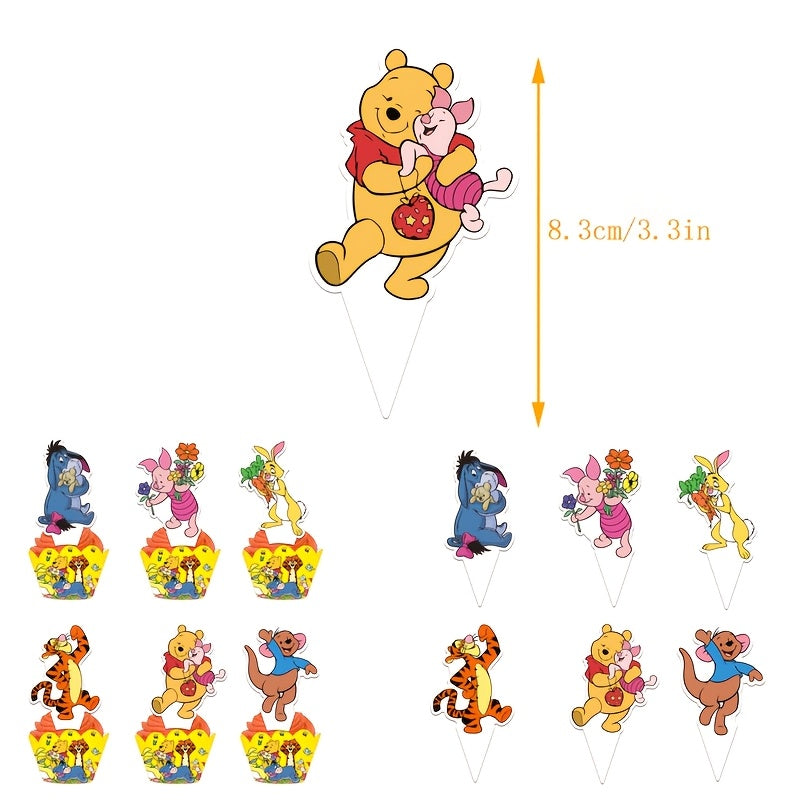 Disney Winnie de Poeh Feestset – Compleet met Decoraties voor een Magisch Feest
