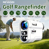 Geavanceerde Golf Afstandsmeter - Nauwkeurige Metingen met Slope Compensatie en Vibratiefeedback