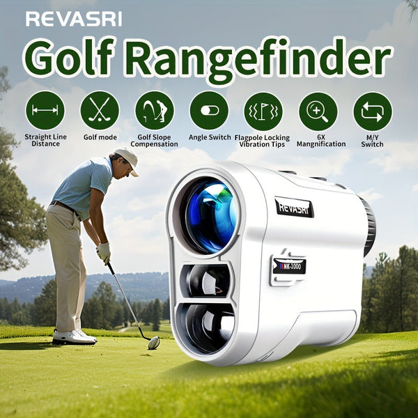 Geavanceerde Golf Afstandsmeter - Nauwkeurige Metingen met Slope Compensatie en Vibratiefeedback