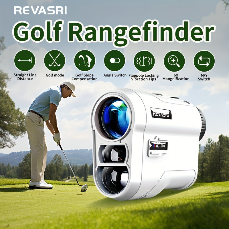 Geavanceerde Golf Afstandsmeter - Nauwkeurige Metingen met Slope Compensatie en Vibratiefeedback