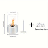 Rustieke Tafelhaard – Draagbare Alcoholverwarmingsoven voor Binnen en Buiten