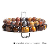 Afrikaans Turkoois & Tijgeroog Armband - Naya