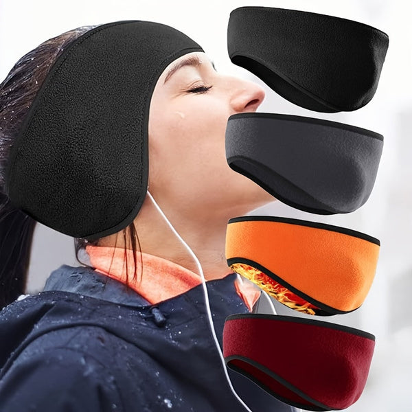 Fleece Oorwarmer Headband - Perfect voor Buitenactiviteiten in de Winter
