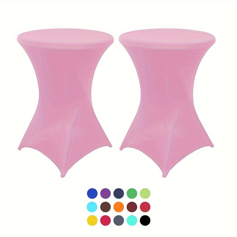 Stretchy Cocktail Tafelhoes - Effen Kleur, Ideaal voor Feesten en Evenementen